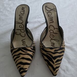 Sam Edelman Zebra Print Heels